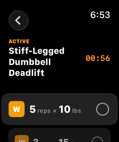 Apple Watch screenshot
